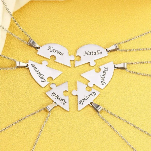 Colar Puzzle Personalizável