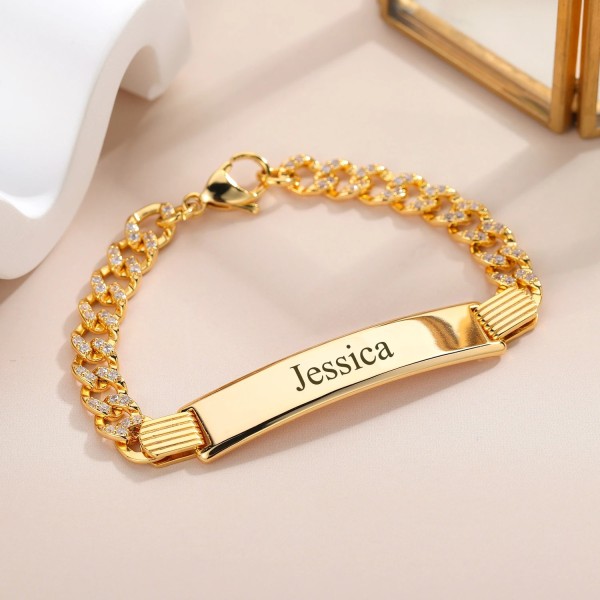 Pulseira Luxo Personalizável com Nome